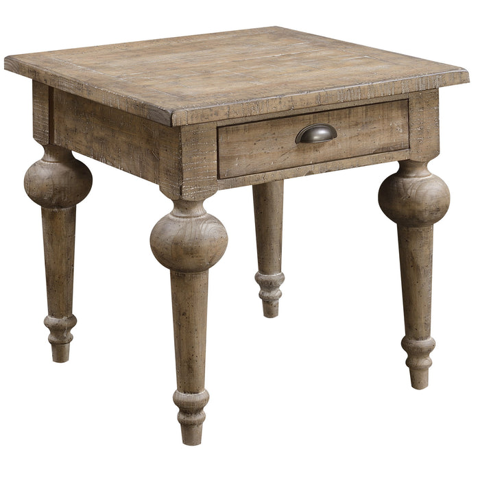 Interlude - End Table - Sandstone Buff