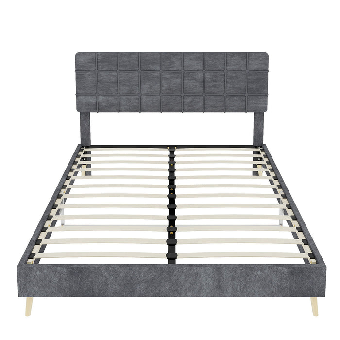 Yungan Lingge Minimalist Soft Pack Headboard Bed
