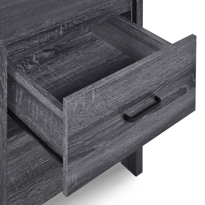 Titeca - Contemporary Wood 2 Drawer Nightstand