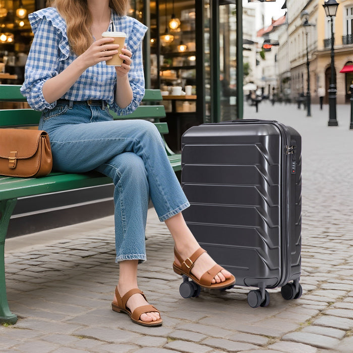 Spinner Luggage Set With Combination Lock