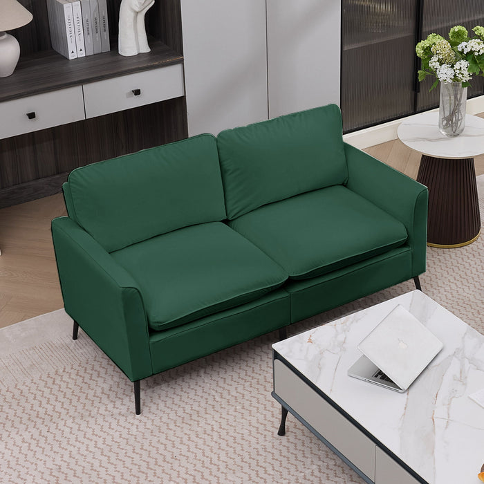 Upholstered Loveseat, For Living Room