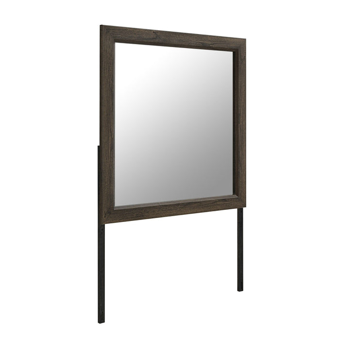 Harry - Mirror, Large Scale Design For Bedroom - Brown