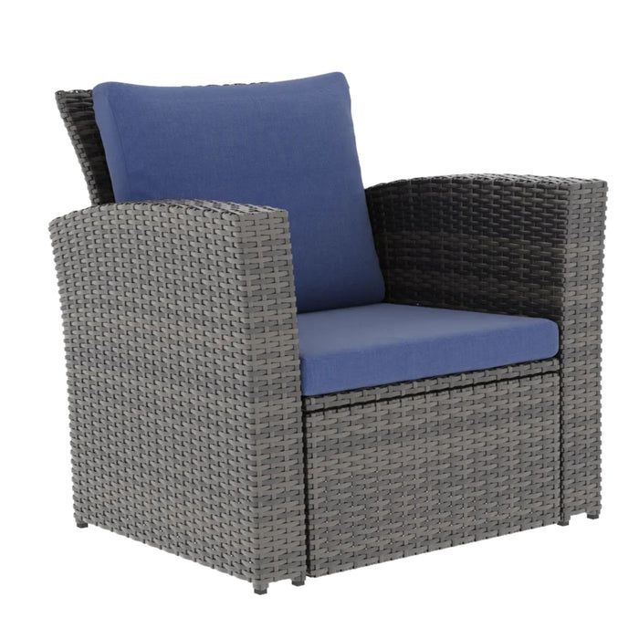 Modern Patio Set With Table And Cushions