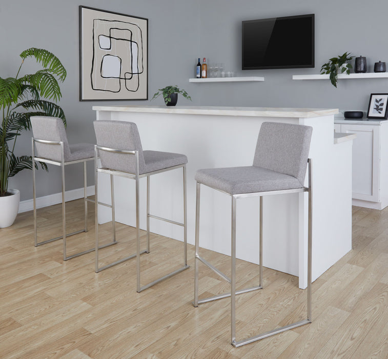 Fuji - Contemporary And Modern Elegance High Back Barstool
