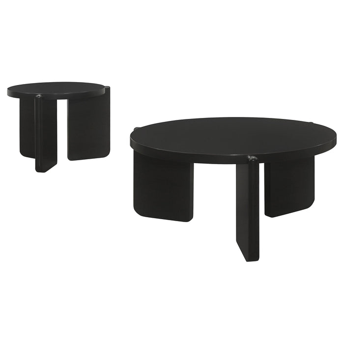 Lansing - 2 Piece Coffee And End Table Set - Black