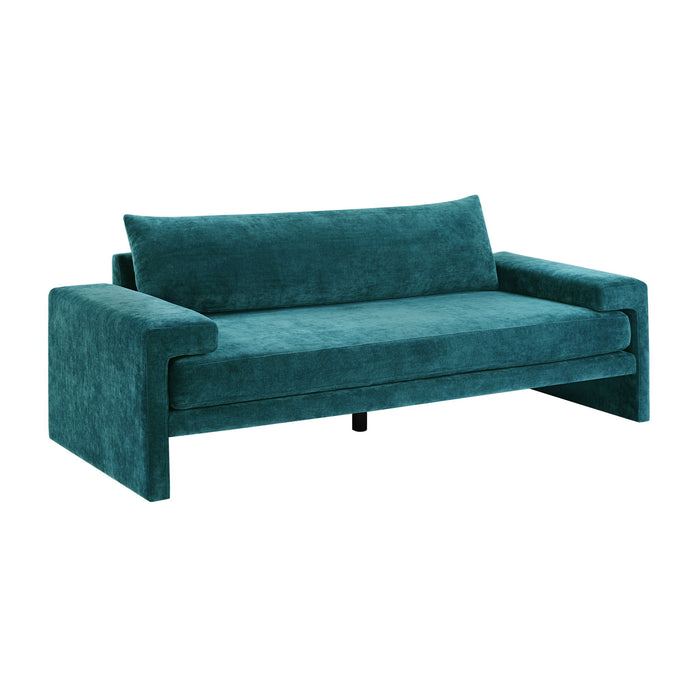 Upholstered 3 Seater Sofa With Wide Armrests