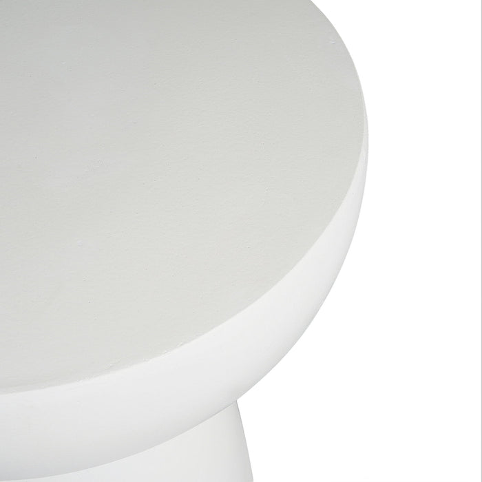 Magnesium Oxide Plant Stand - White