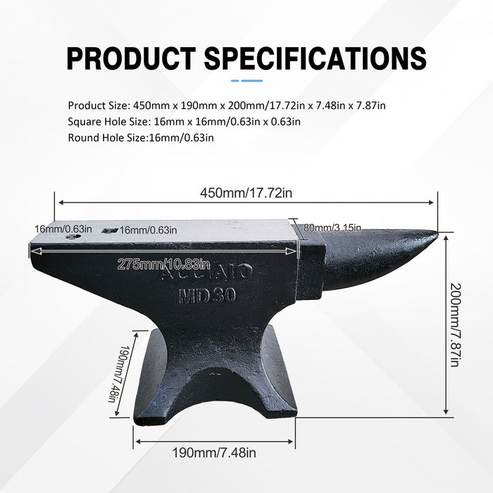 Rugged Round Horn Anvil