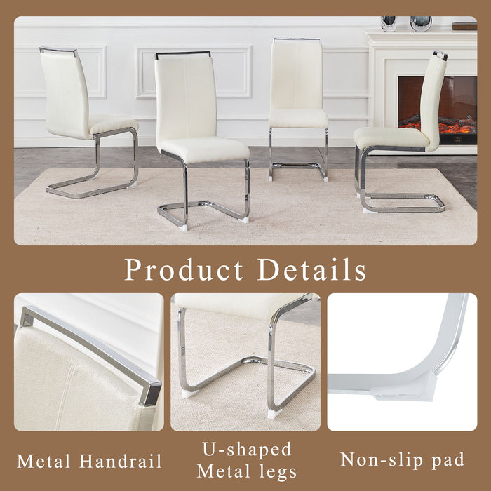 Dining Chairs With Ergonomic Backrest