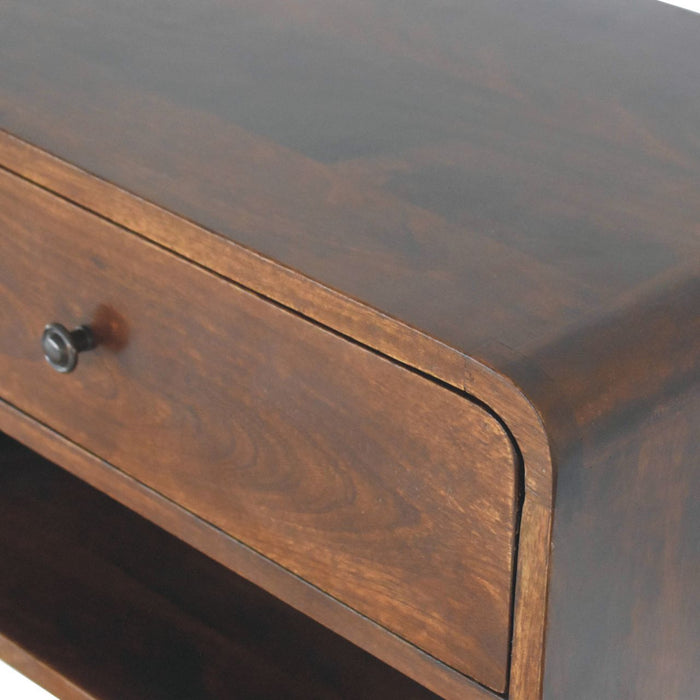 Curve Upper Slot Floating Nightstand