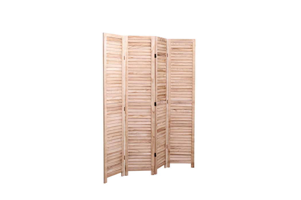 Panel Wooden Folding Room Divider