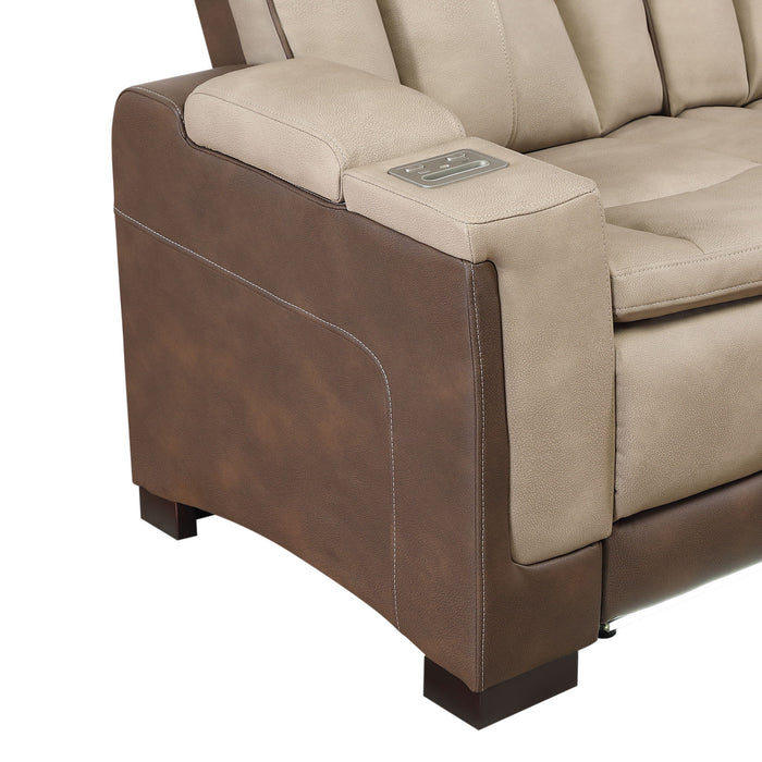 Bruno - Power Reclining Loveseat With Bluetooth Speakers