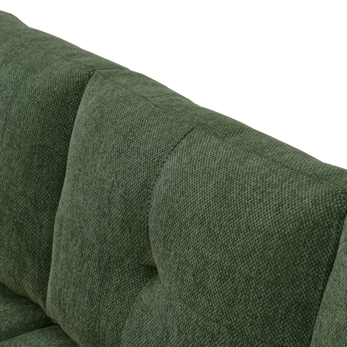 U - Shape Sectional Pull Out Bed With Console, Storage, And USB Charging
