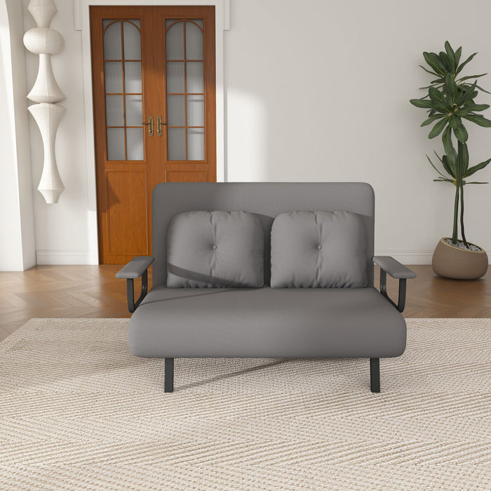 5 In 1 Convertible Sofa Bed For 2 With Adjustable Backrest