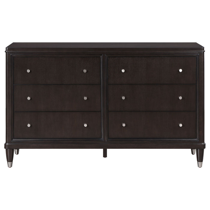 Niguel - 6 Drawer Dresser - Brown