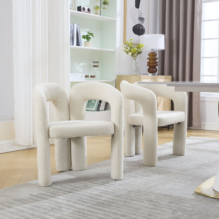 Coolmore Contemporary Designed Accent / Dining Chair With Armrests
