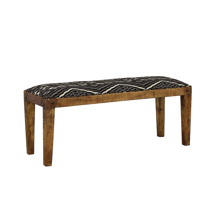 Upholstered Bench - Black