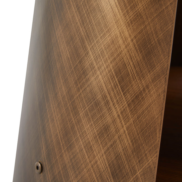 Round Dining Table - Reddish Brown / Walnut