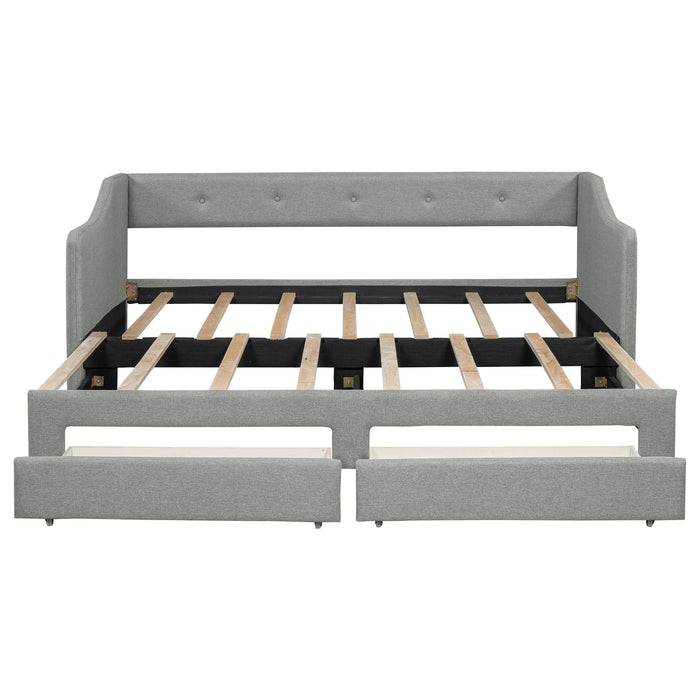 Upholstered Daybed With 2 Drawers