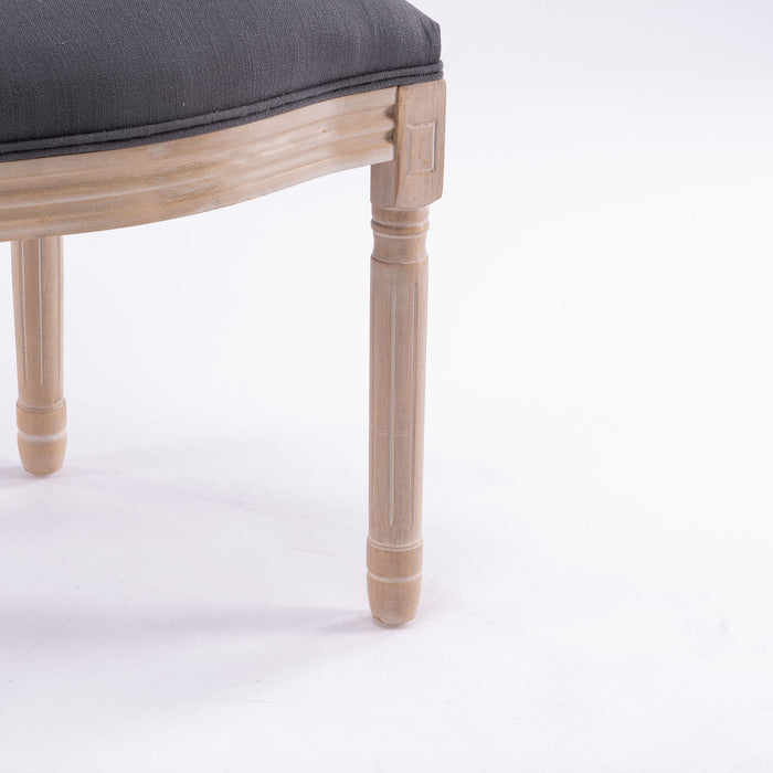 French Country Dining Chairs & Round Back (Set of 2)