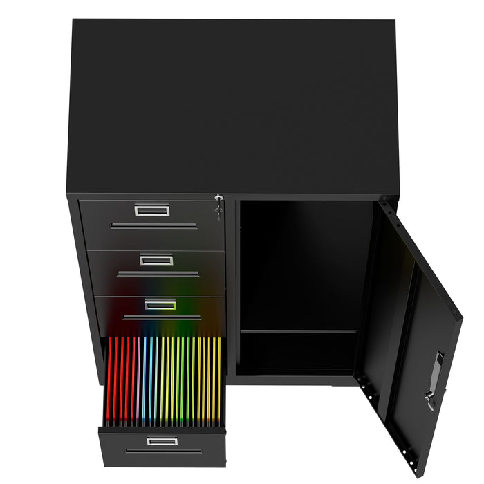 Storage Vertical Filing Cabinet With Lock