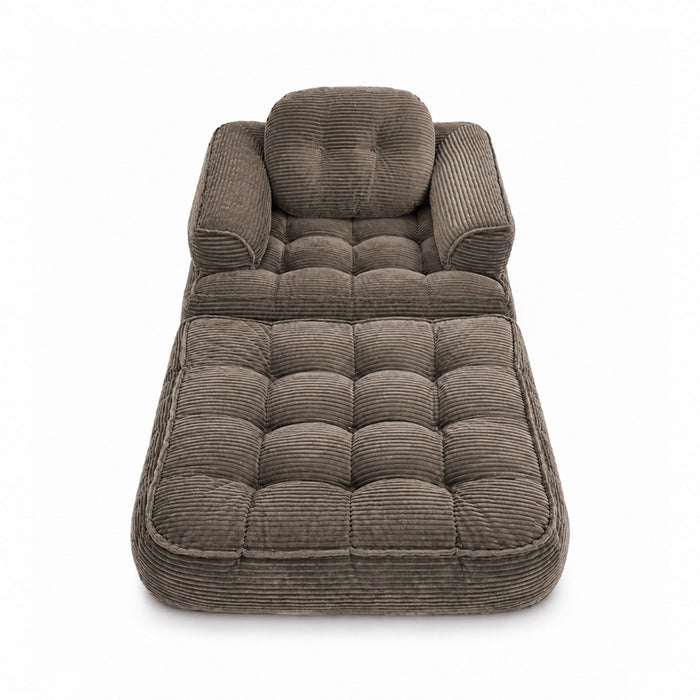 Convertible 2 In 1 Armrest Sofa For Bedroom