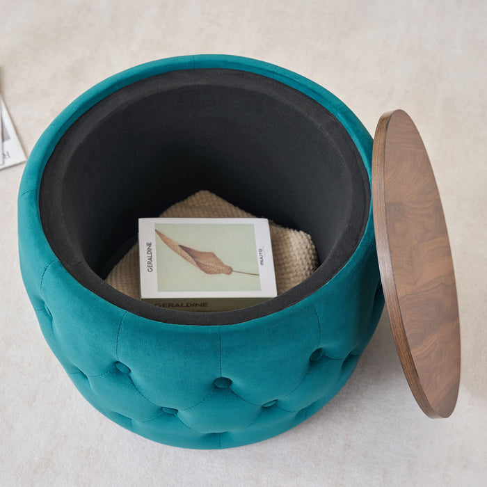 Nesting Ottomans 2 Piece With Tray, 4 In 1 Function