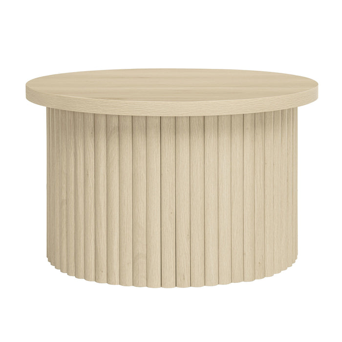 Modern Round Coffee Table And Side Table (Set of 2)