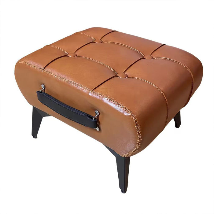 Minimalist Footstool With Hidden Storage