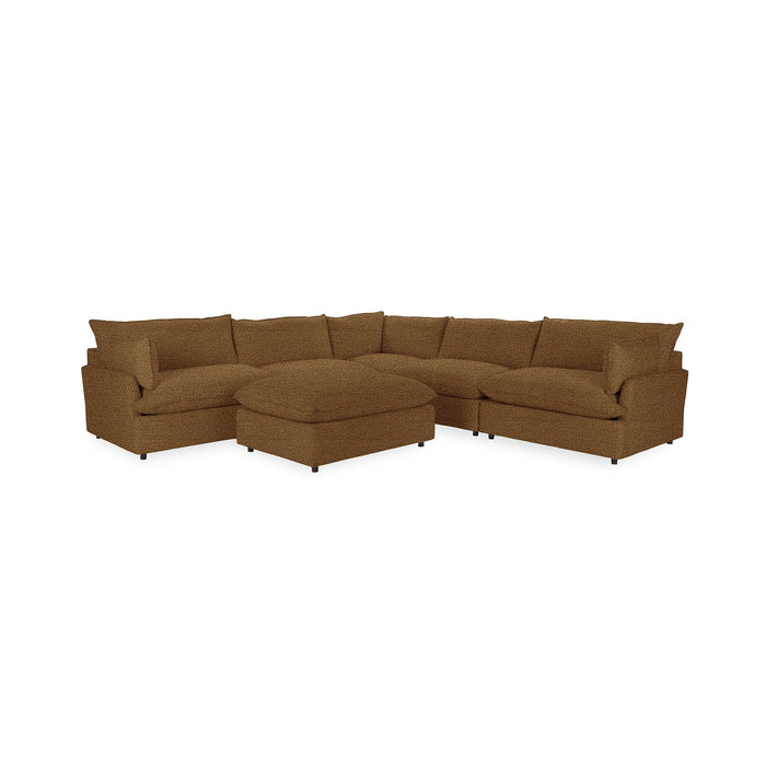 Caplan - 6 Piece Modular Sectional With Ottoman