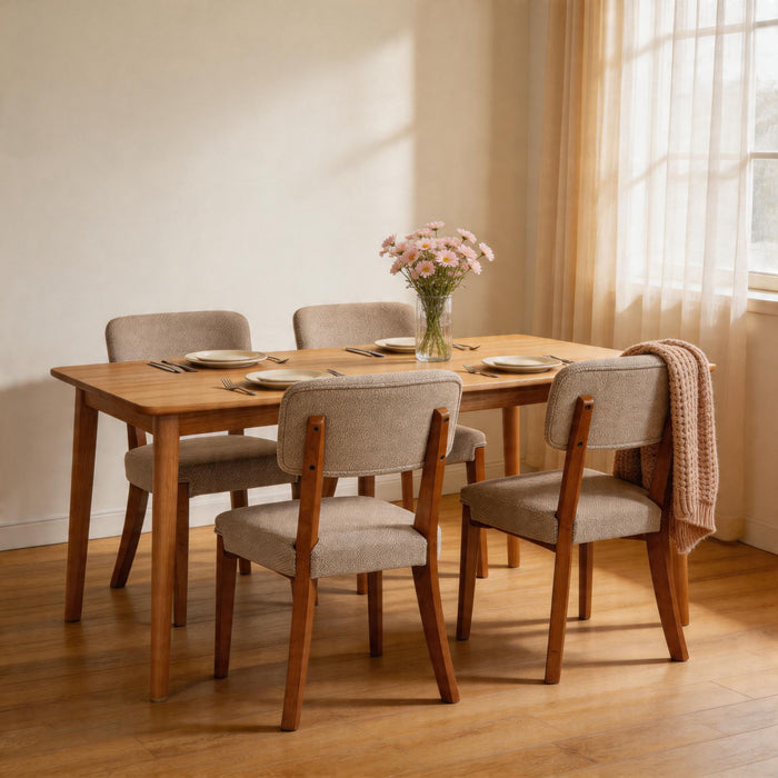 Contemporary Armless Dining Chairs (Set of 2)