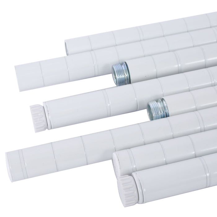 7 Tier Metal Shelf Wire Shelving Unit, 2450Lbs Heavy Duty Adjustable Storage Rack With Wheels & Shelf Liners For Closet Kitchen Garage Basement Commercial Shelving