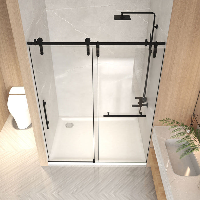 Frameless Sliding Bathtub Door With Frame