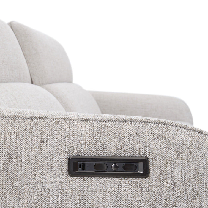 Ostend - Upholstered Power Recliner Sofa - Gray