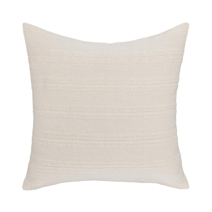 York - 26" x 26" Pillow - Natural / Ivory