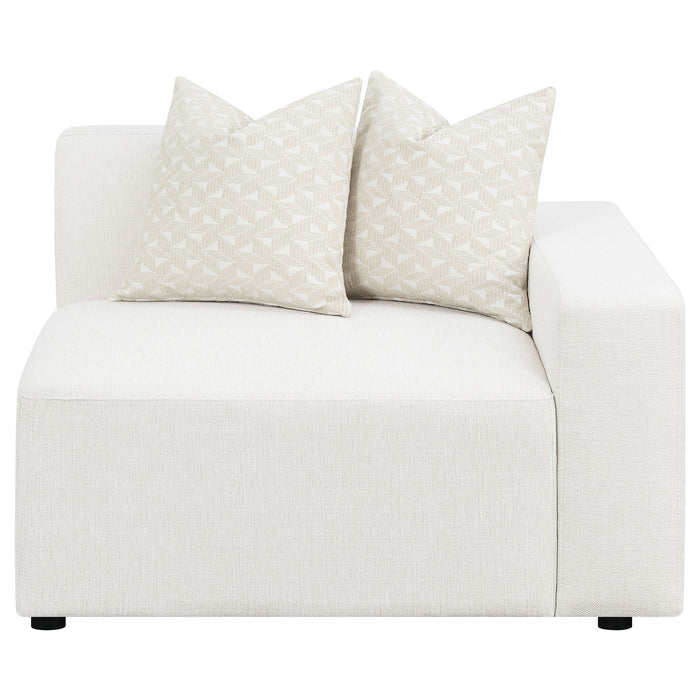 Marlowe - 6 Piece Tight Seat Modular Sectional - Ivory White