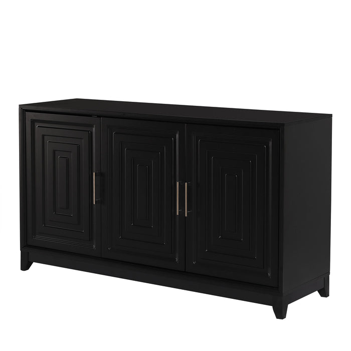 TV Stand, Media Console Cabinet With 2 Spacious Storage Space