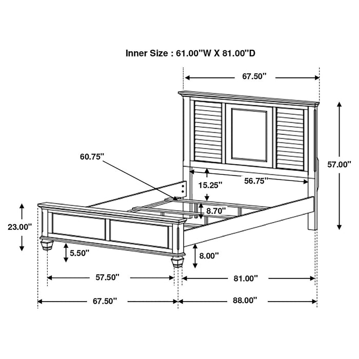 Durable Construction Panel Bed