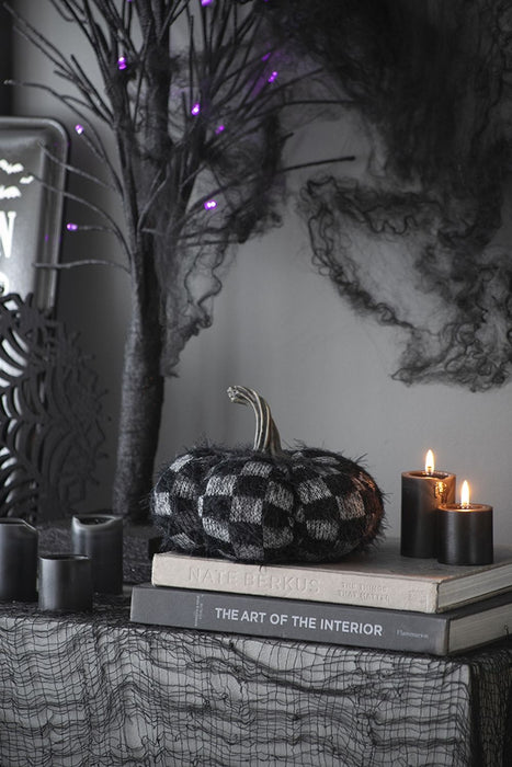 Pumpkin Decor For Holiday Halloween Decoration - Black / White