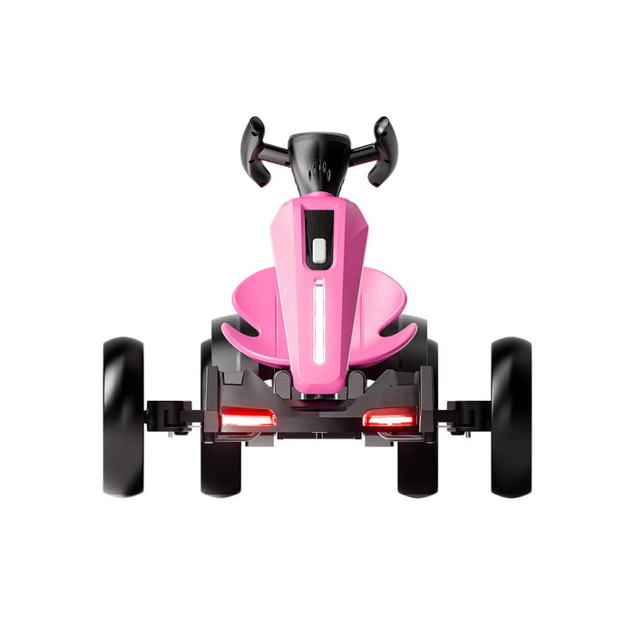 Electric Kids Pedal Go Kart With Adjustable Seat, Foldable Design