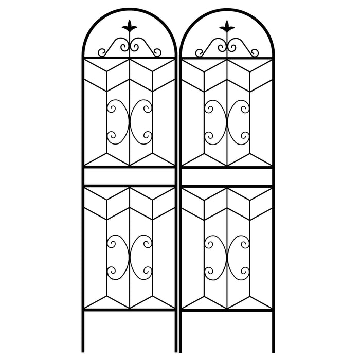 Garden Trellis, Rustproof Support For Climbing Plants