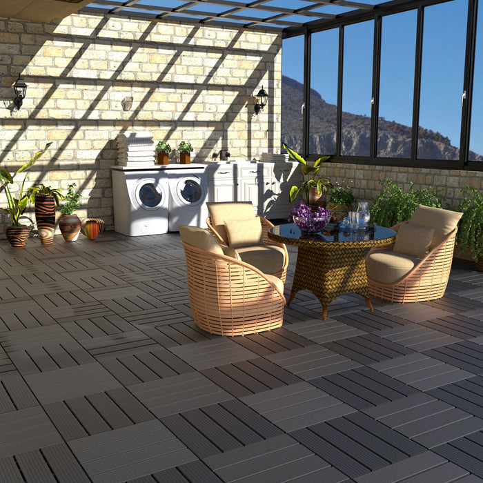 Interlocking Deck Tiles 44 Pack For Backyard