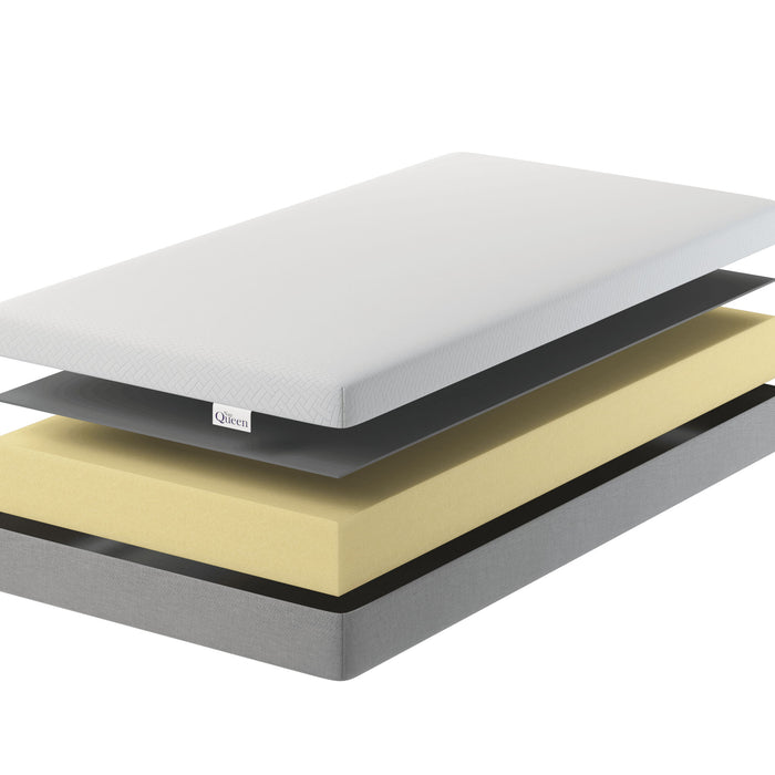 8" Memory Foam Mattress With Adaptive Foam Support And Breathable Cover