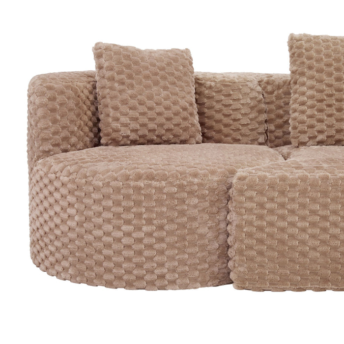 Modular Sectional Sofa With Free Combination Design
