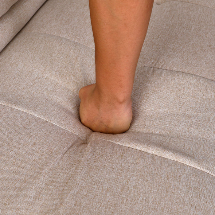 Sofa Bed With Foldable Design And Cup Holder