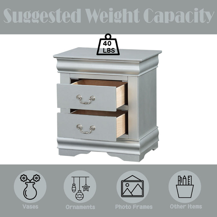 Louis Philippe III - Sleek Design Nightstand