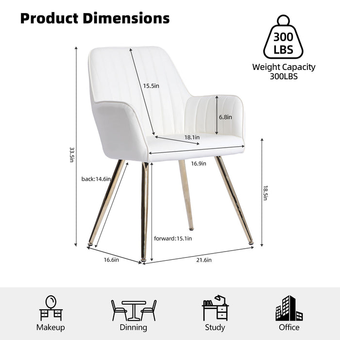 Modern Mid Back Dining Chairs