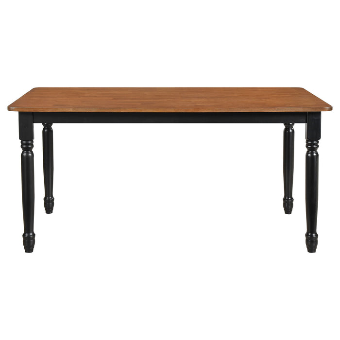 Hayward - Dining Table Rectangular Table With Rounded Edge Top - Walnut
