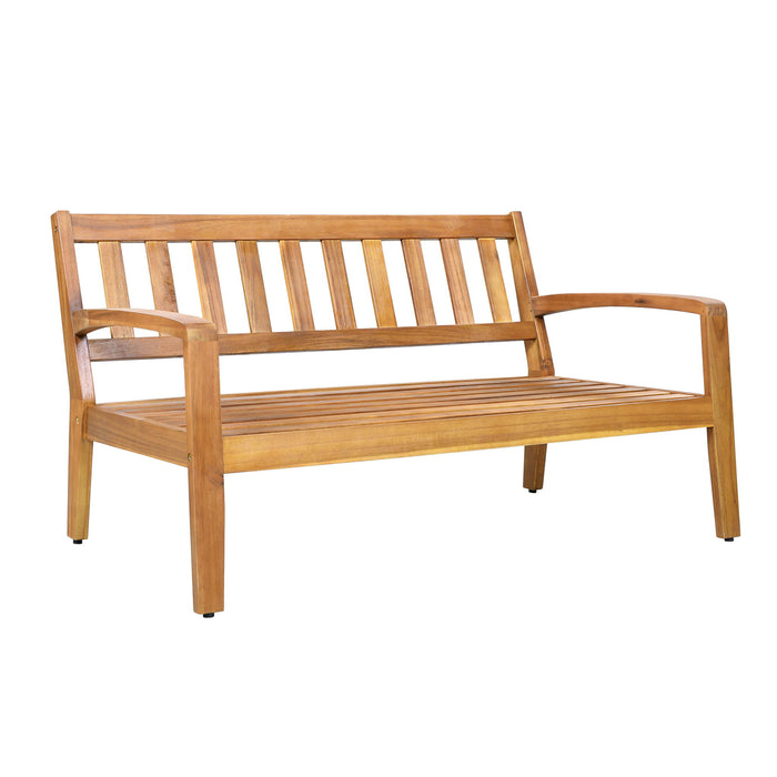 2 Piece Outdoor Conversation Set (Loveseat & Coffee Table With Water-Resistant Cushions)