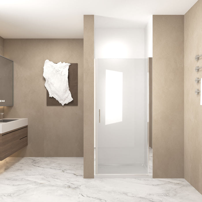 Shower Door With Glass And Explosion Proof Safety Film